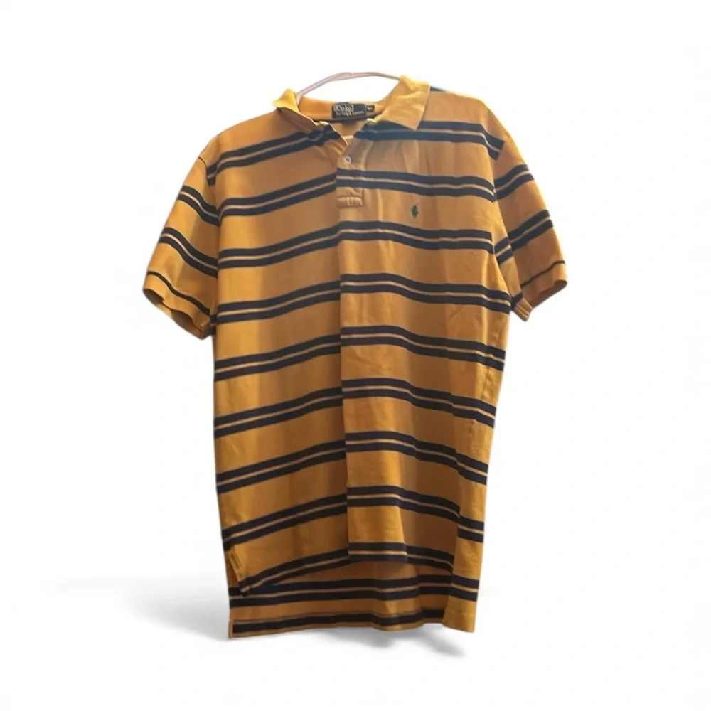 Vintage Polo by Ralph Lauren Polo shirt, yellow and blue stripes